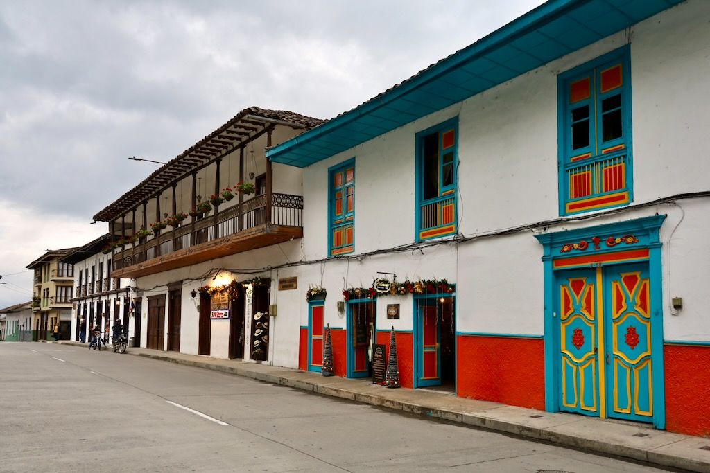 Salamina Colombia casas de colores eje cafetero