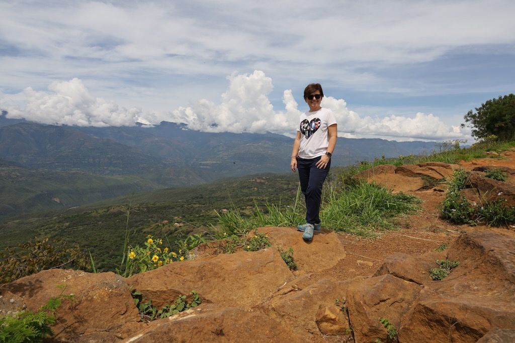 mirador salto del mico Barichara Santander Colombia
