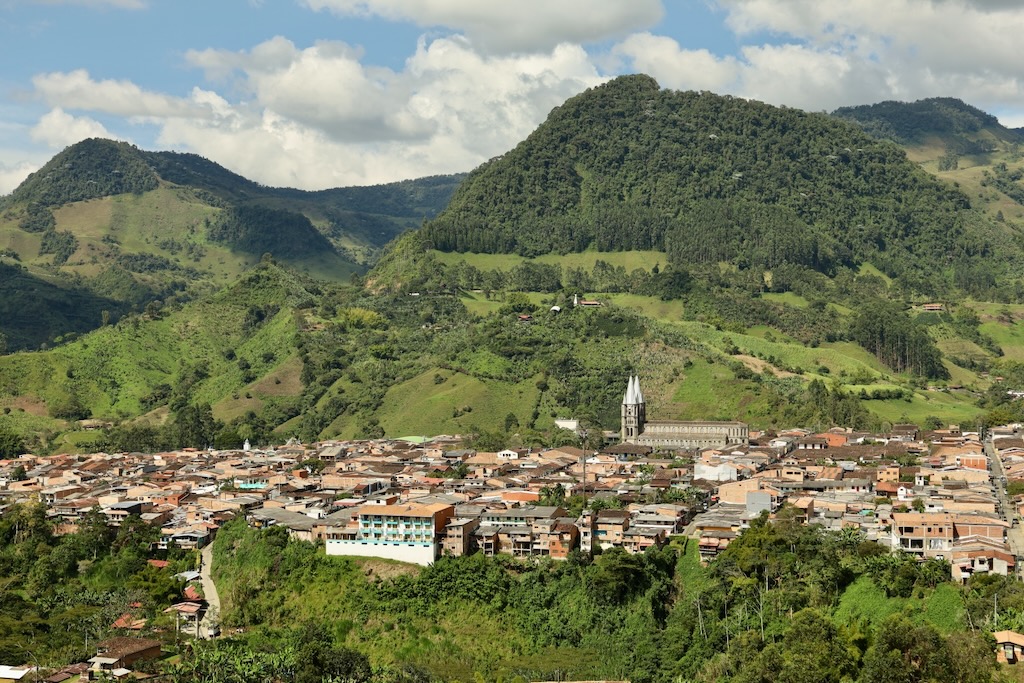 Jardín Antioquia desde el mirador la garrucha
