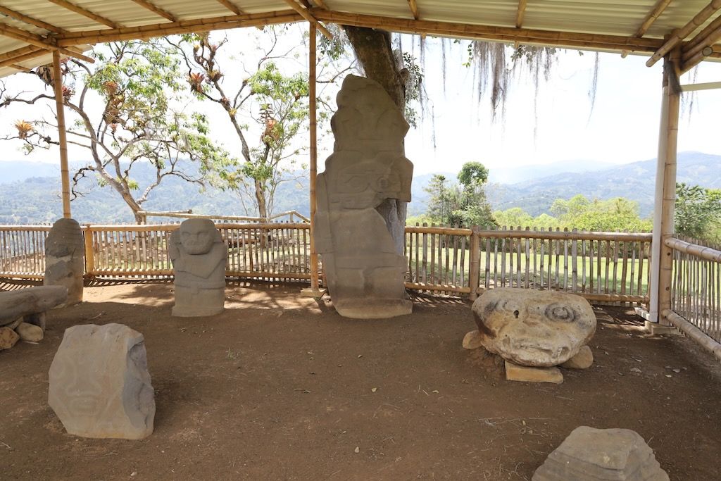 Parque arqueologico San Agustin Colombia alto lavapatas