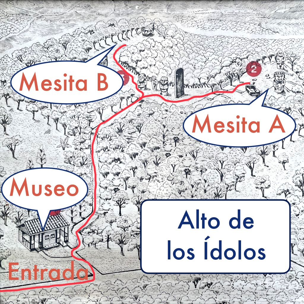 Alto de los Ídolos Colombia Huila