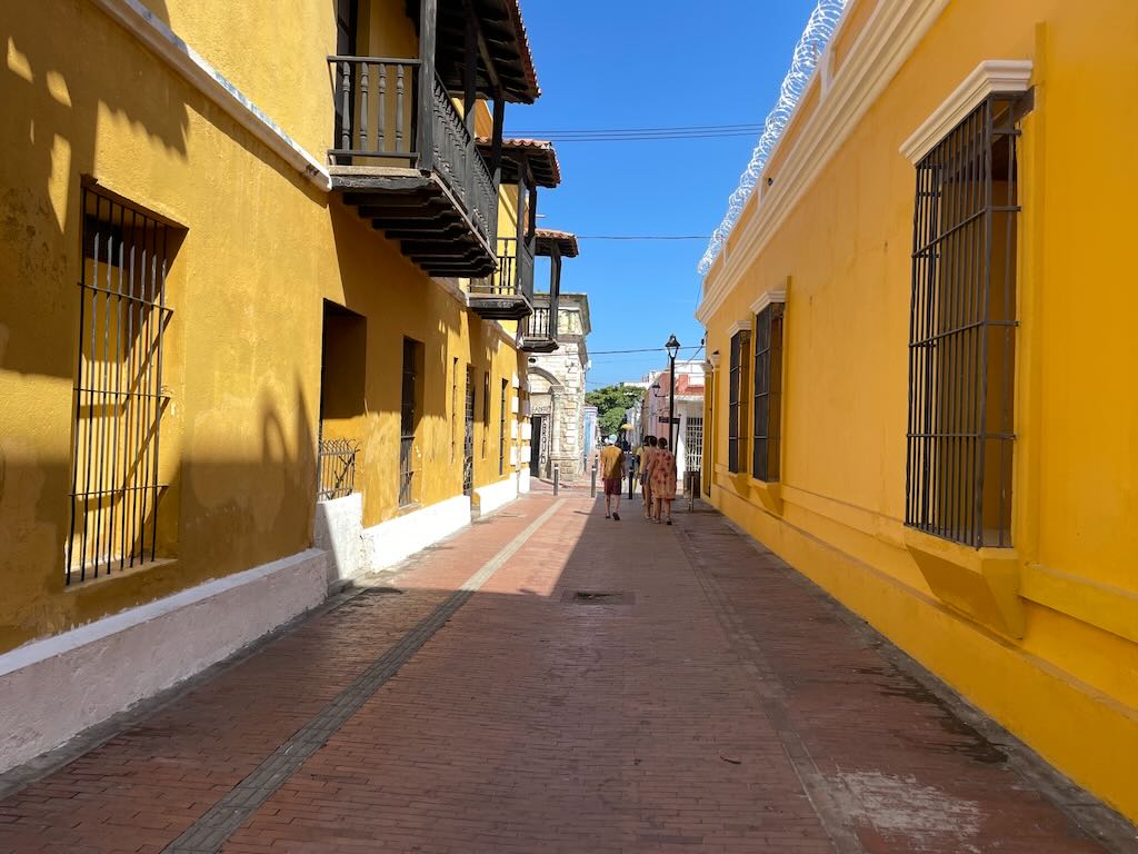 Calles en Santa Marta Colombia