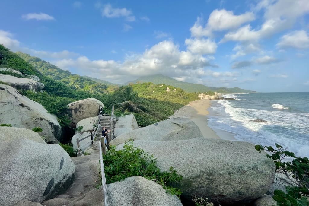 Playa Arrecifes parque Tayrona Colombia