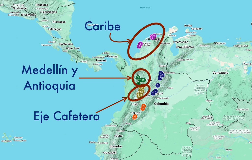Ruta 21 días en Colombia