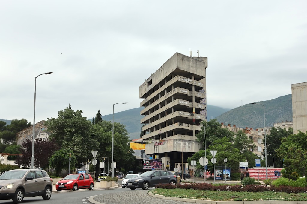 Sniper Tower en Mostar